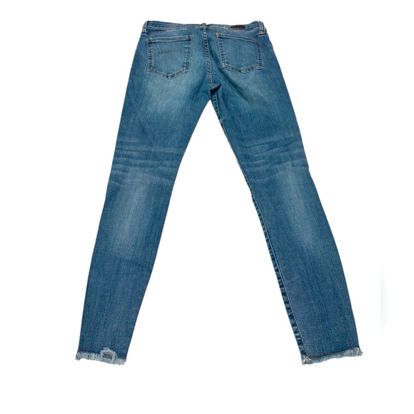Kut from the Kloth Ankle Distressed Jeans Medium Wash Size 4 - Picture 2 of 3